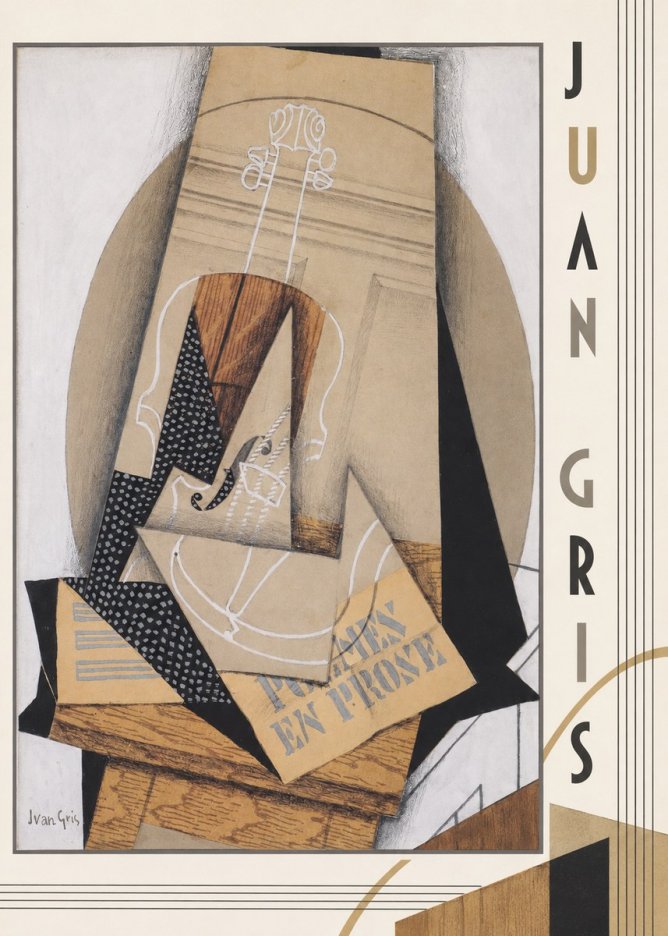 Juan Gris Poèmes En Prose No4 - Plakat