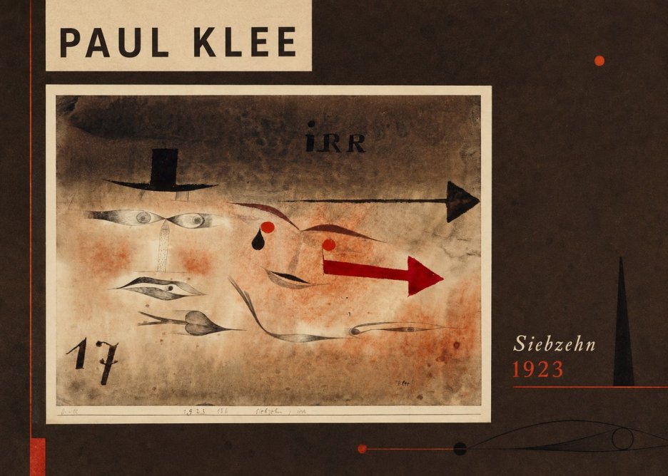 Paul Klee Siebzehn, Irr No2 - Plakat