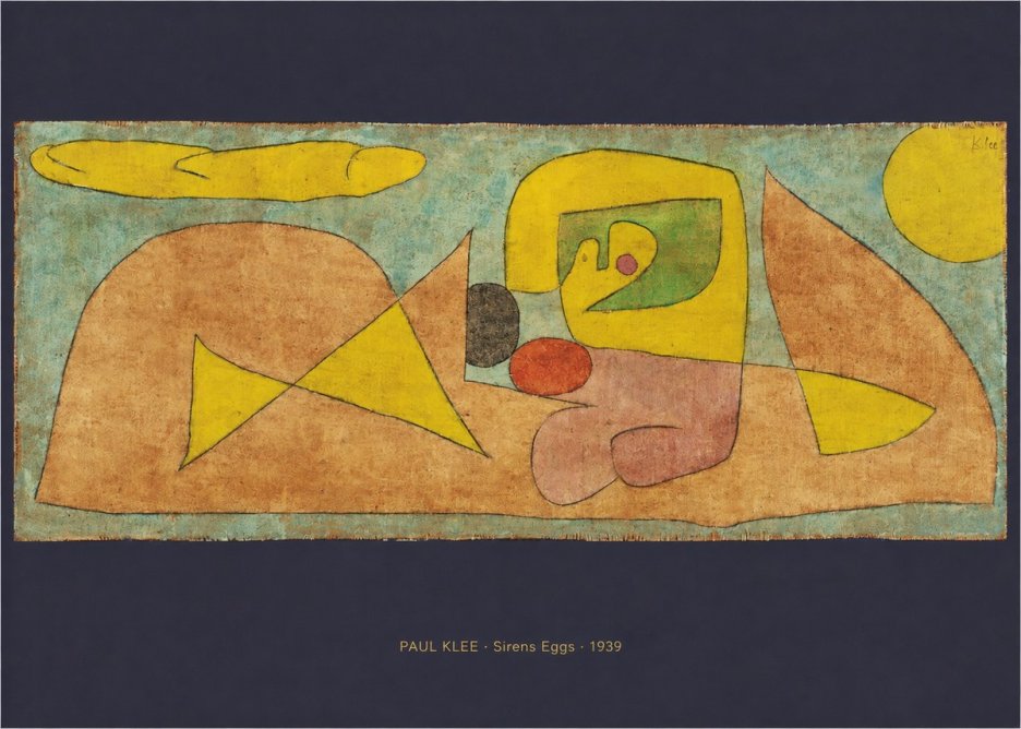 Paul Klee Sirens Eggs No6 - Plakat