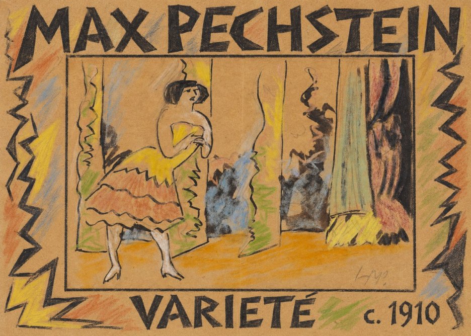 Max Pechstein Varieté No1 - Plakat