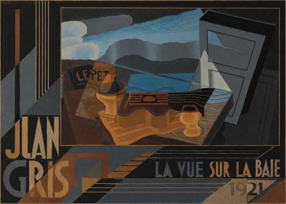 Juan Gris La Vue Sur La Baie No5 - Plakat