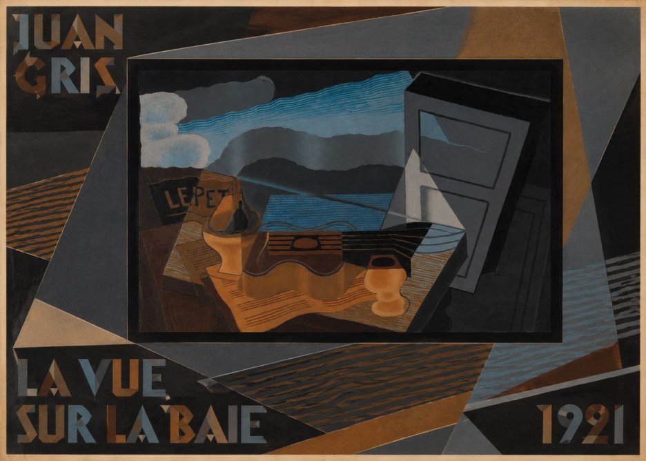 Juan Gris La Vue Sur La Baie No6 - Plakat