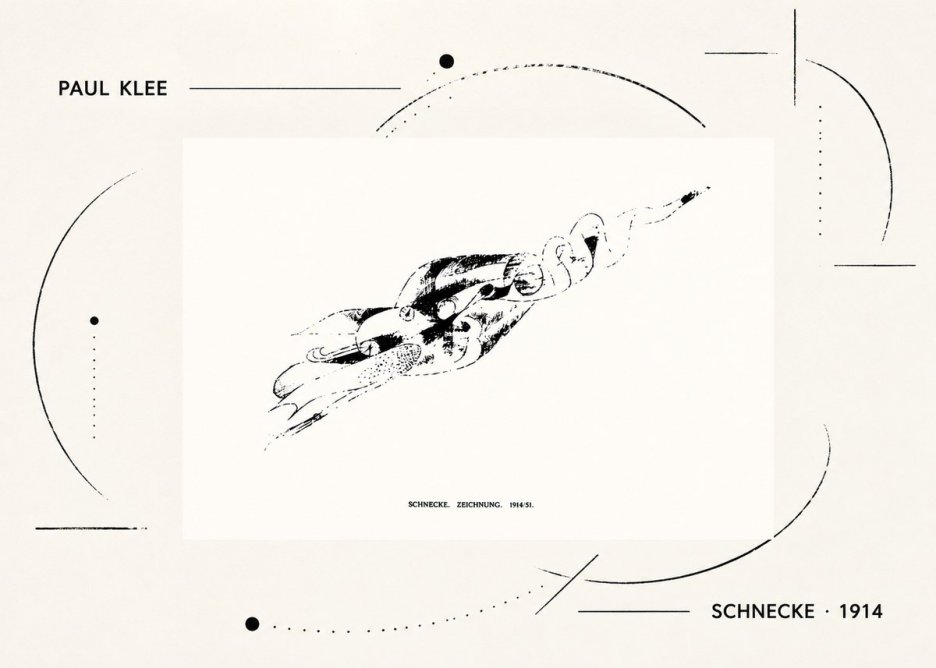 Paul Klee Schnecke No2 - Plakat