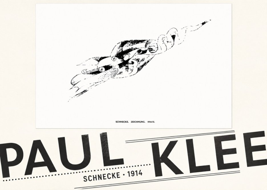 Paul Klee Schnecke No5 - Plakat