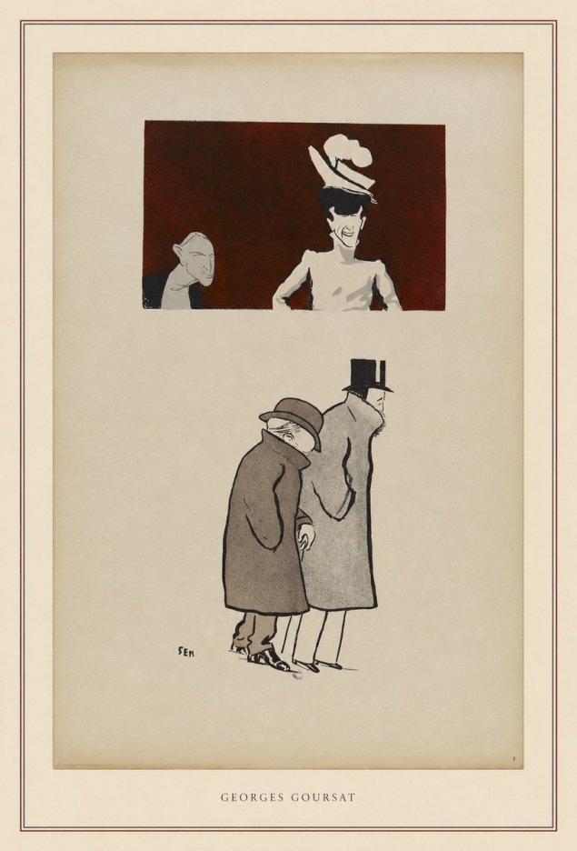 Georges Goursat Georges Goursat VI No4 - Plakat