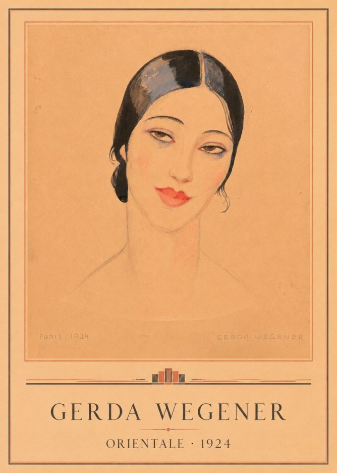 Gerda Wegener Orientale No1 - Plakat