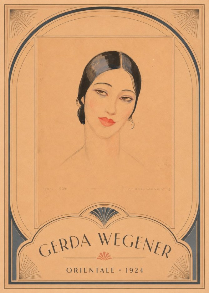 Gerda Wegener Orientale No3 - Plakat