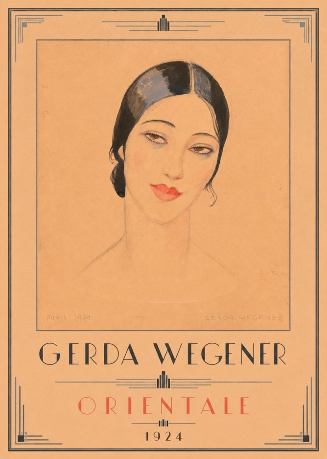 Gerda Wegener Orientale No4 - Plakat