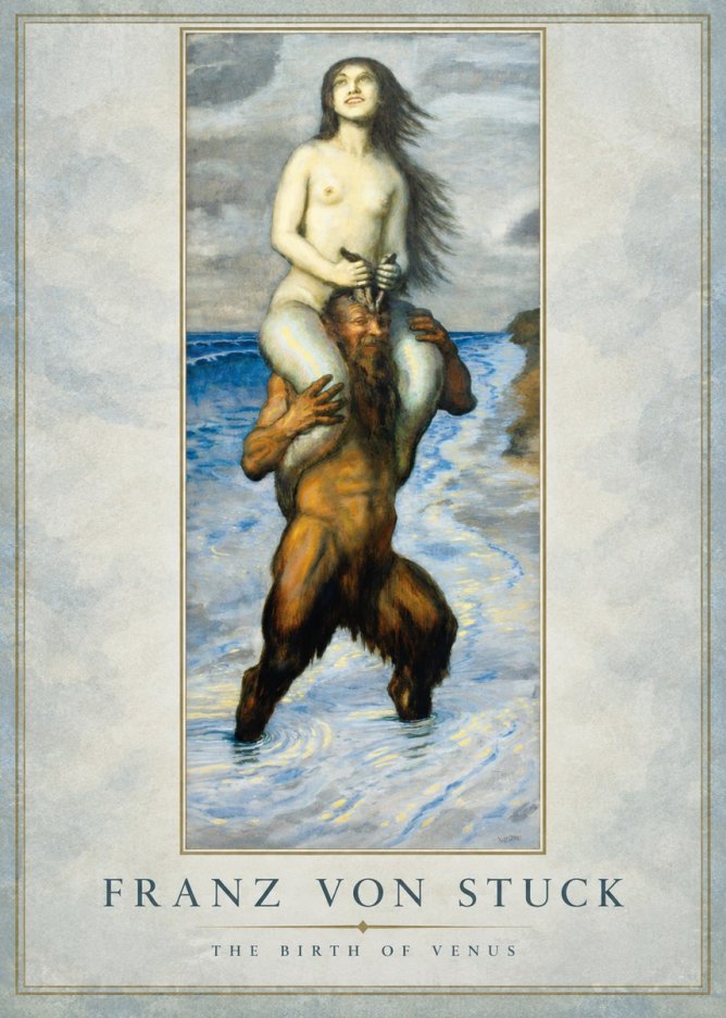Franz von Stuck The Birth of Venus No1 - Plakat