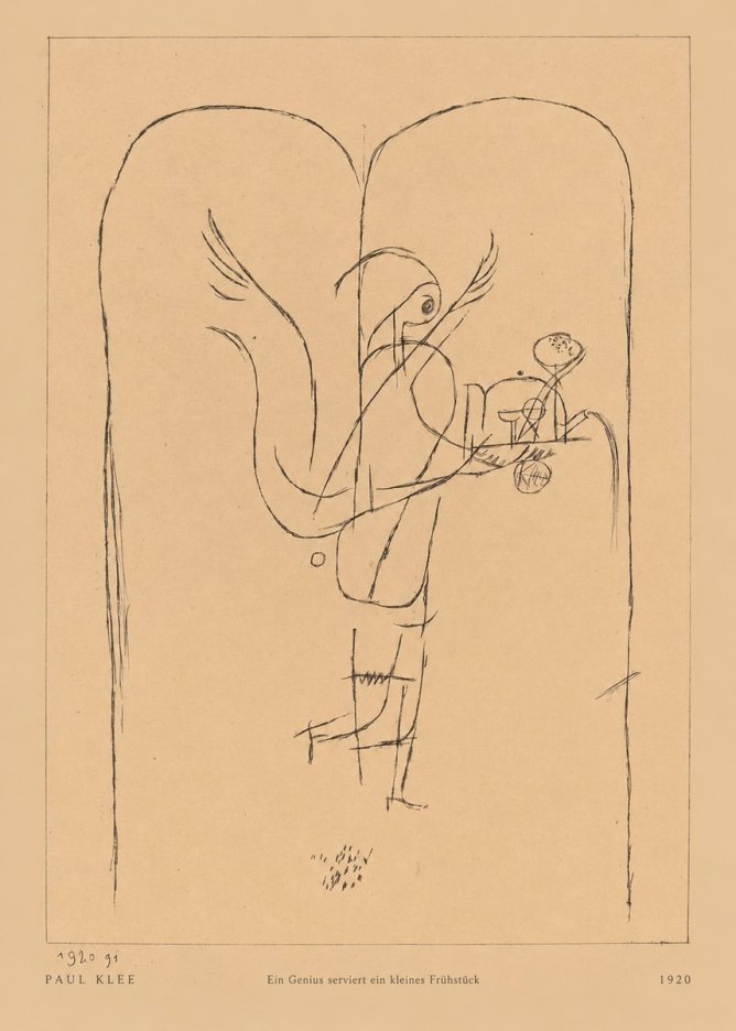 Paul Klee Ein Genius Serviert Ein Kleines Frühstück No5 - Plakat
