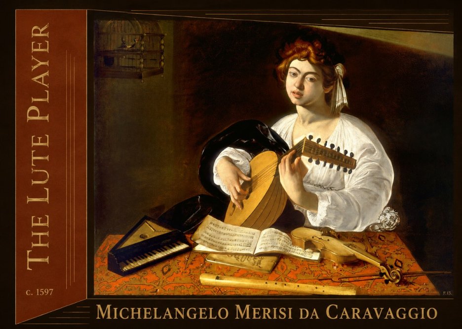 Michelangelo Merisi da Caravaggio The Lute Player No2 - Plakat