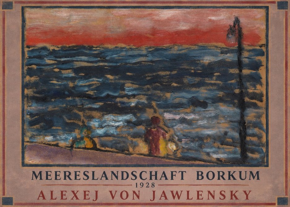Alexej von Jawlensky Meereslandschaft Borkum No1 - Plakat