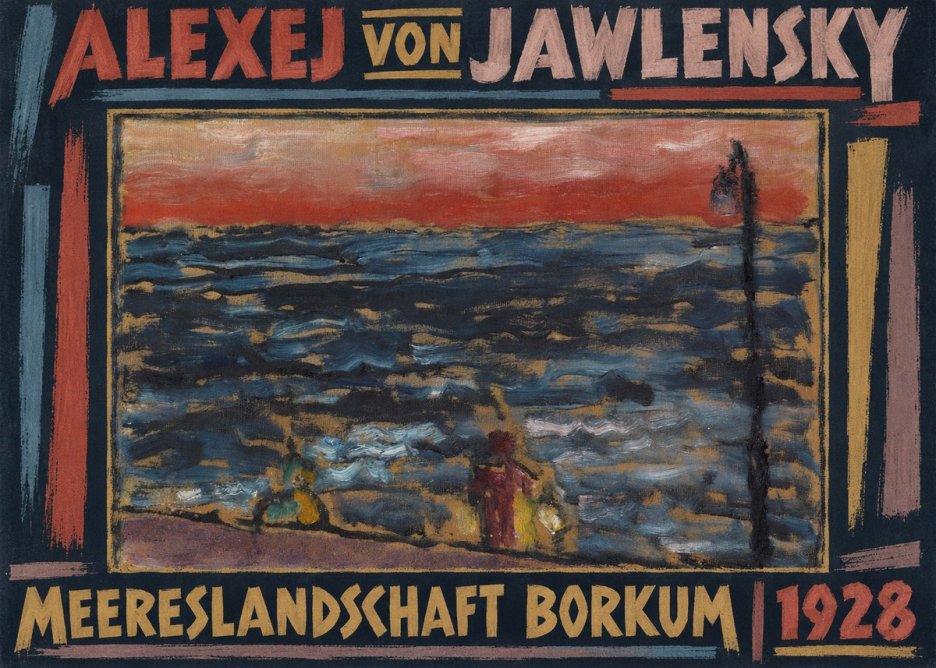 Alexej von Jawlensky Meereslandschaft Borkum No5 - Plakat