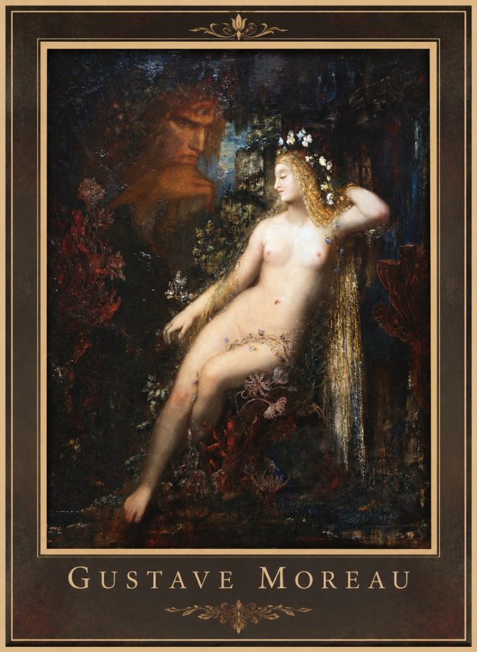 Gustave Moreau Hélène No1 - Plakat