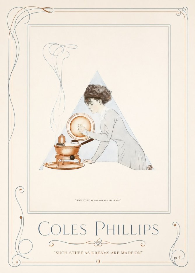 Coles Phillips Such Stuff as Dreams Are Made On No1 - Plakat