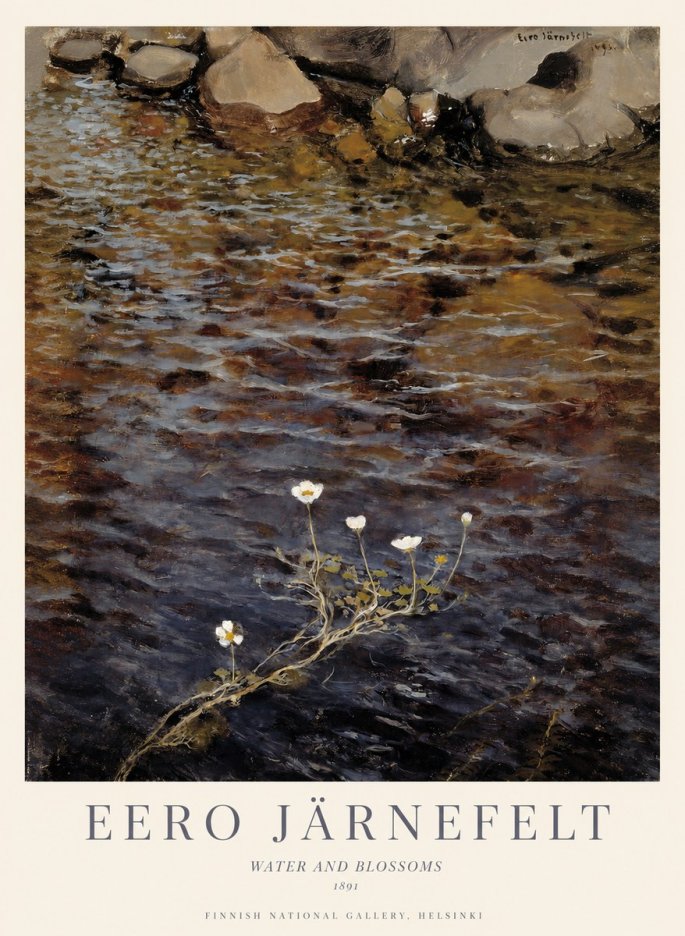 Eero Järnefelt Water and Blossoms No1 - Plakat