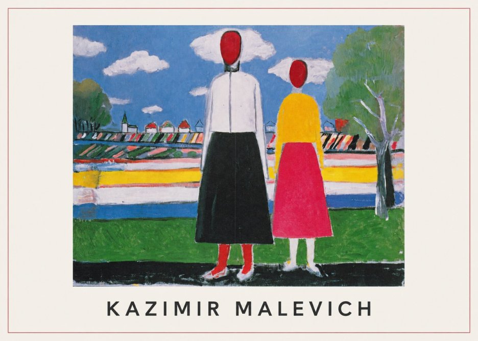 Kazimir Malevich Two Figures No1 - Plakat