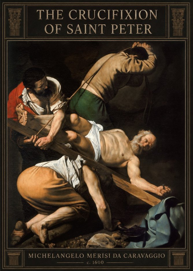 Michelangelo Merisi da Caravaggio The Crucifixion of Saint Peter IV No3 - Plakat