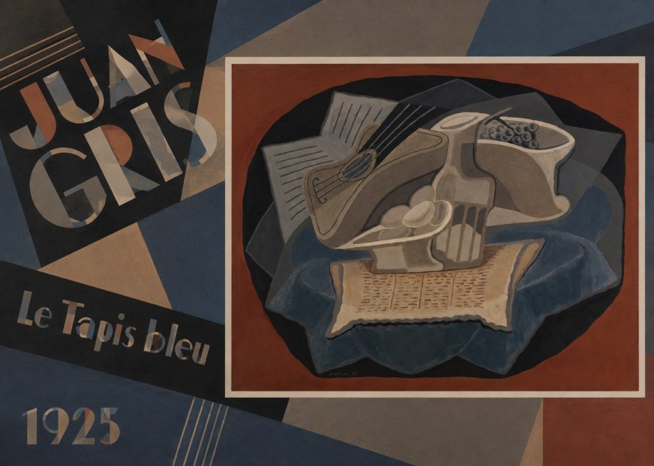 Juan Gris Le Tapis Bleu No3 - Plakat