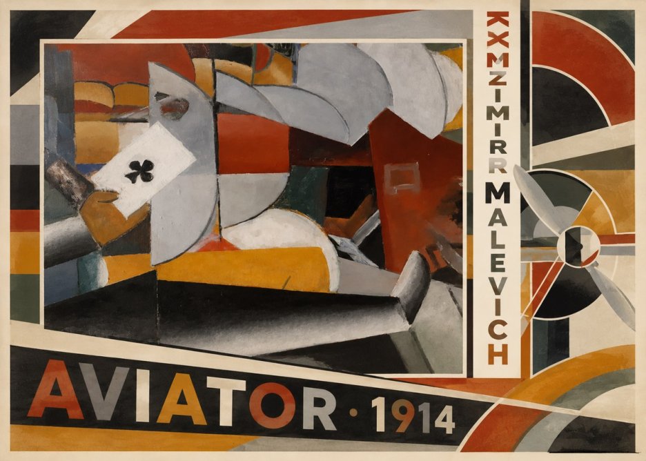 Kazimir Malevich Aviator No4 - Plakat