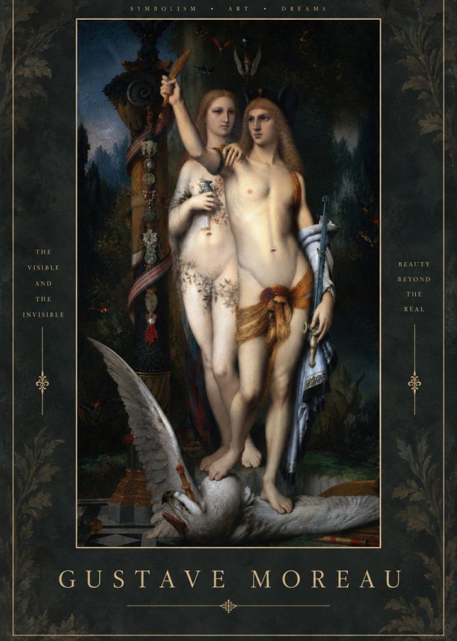 Gustave Moreau The Chimeras No4 - Plakat