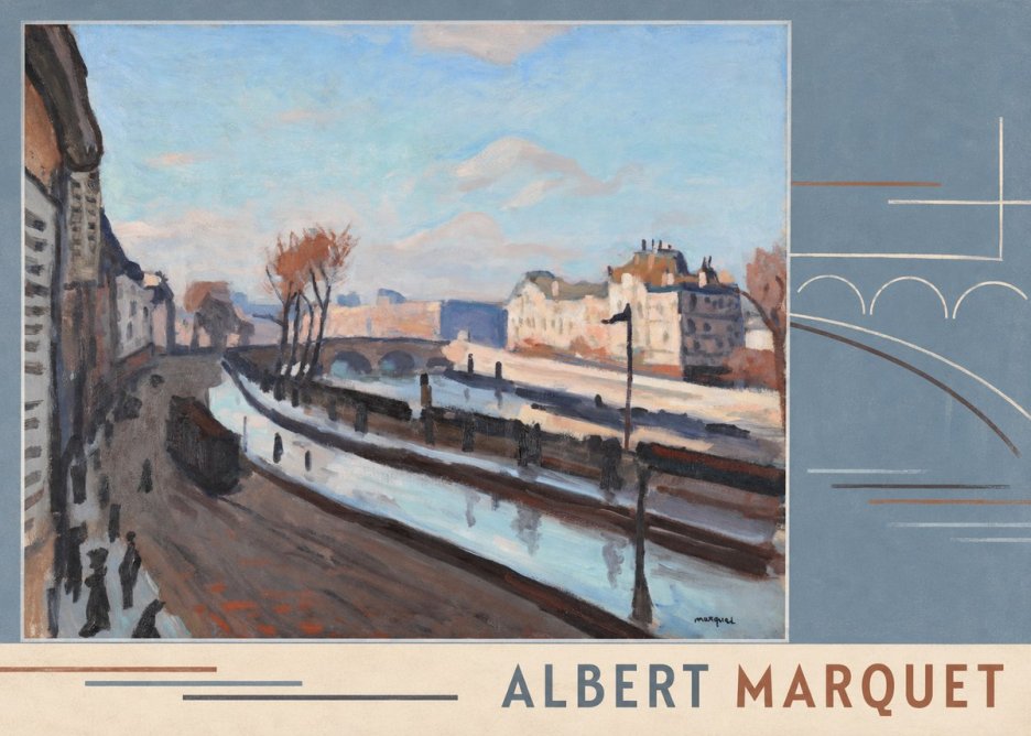 Albert Marquet Le Pont-neuf No4 - Plakat
