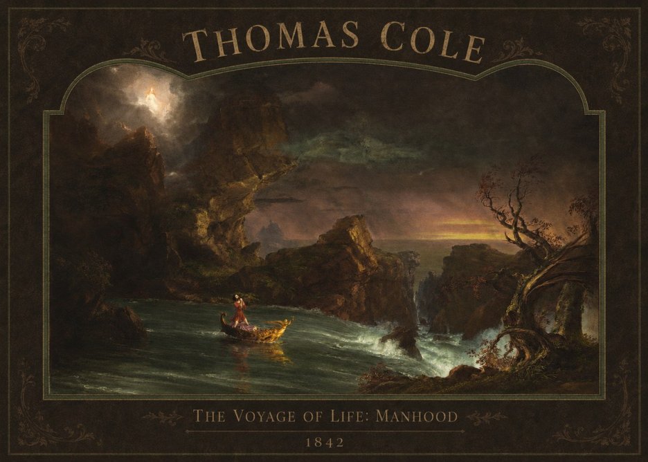 Thomas Cole The Voyage of Life: Manhood III No2 - Plakat