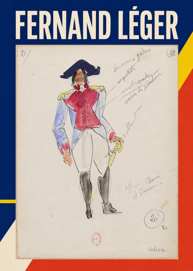 Fernand Léger Bolivar XIII No1 - Plakat
