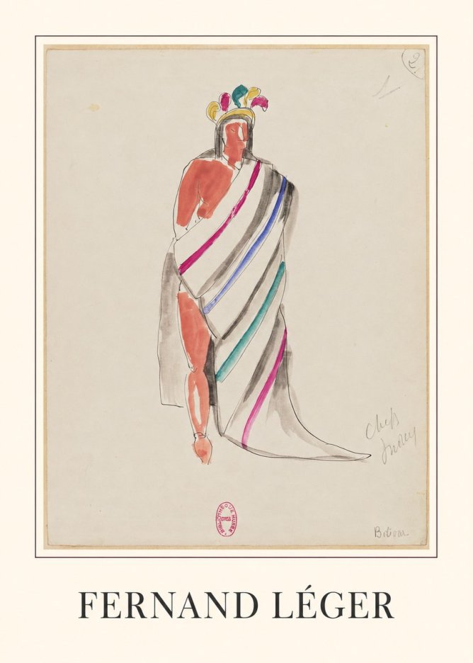 Fernand Léger Chefs Indiens No5 - Plakat
