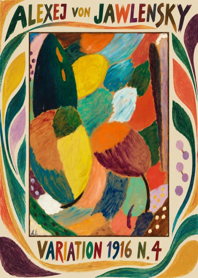 Alexej von Jawlensky Variation 1916 N.4 No3 - Plakat