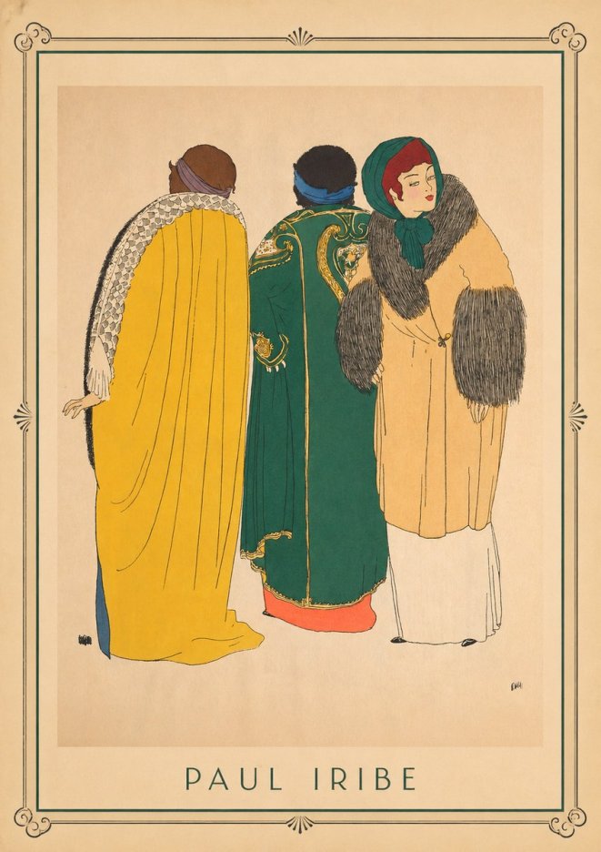Paul Iribe Fashionable Figures No1 - Plakat