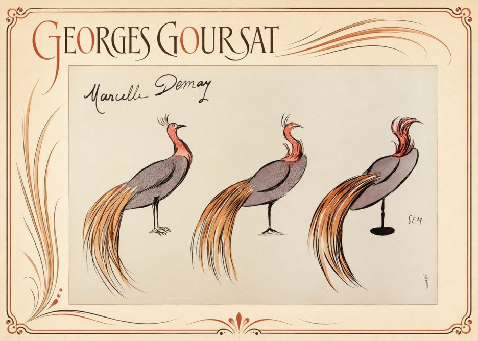 Georges Goursat Marcelle Demay No1 - Plakat