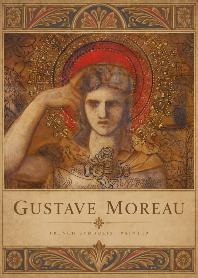 Gustave Moreau L'apparition II No6 - Plakat