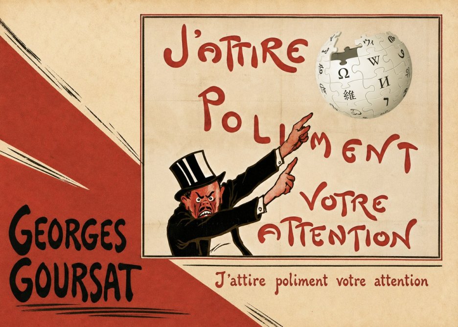 Georges Goursat J'attire Poliment Votre Attention No3 - Plakat