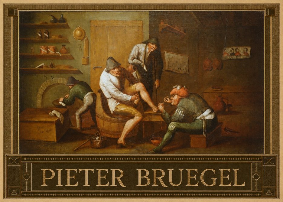 Pieter Bruegel The Foot Operation No3 - Plakat