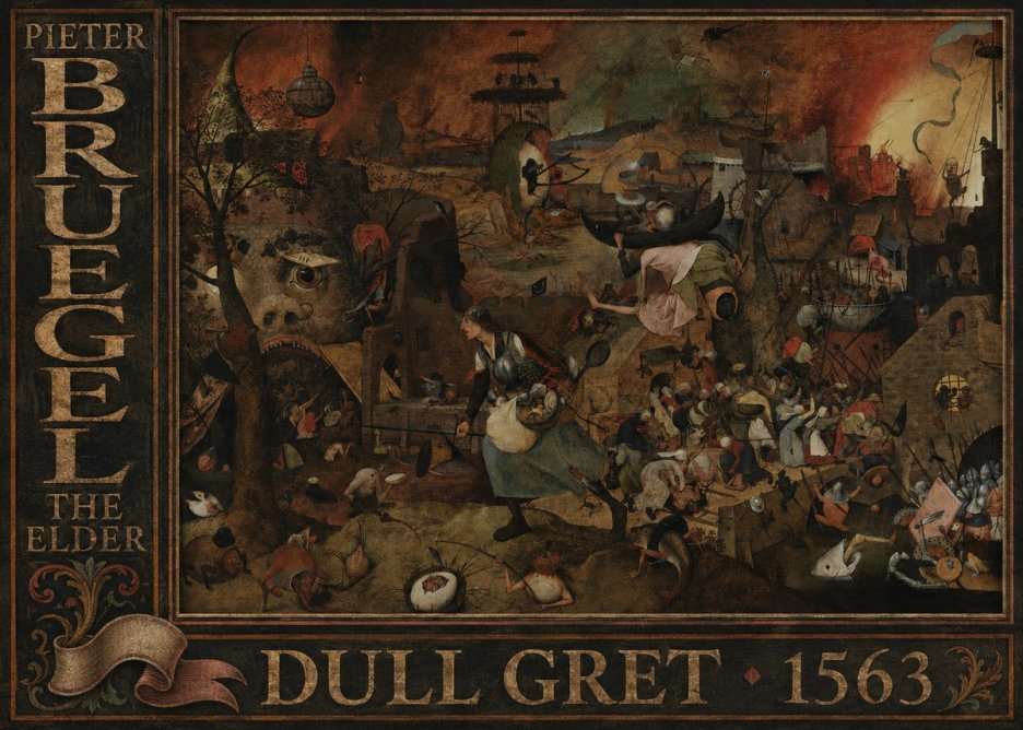 Pieter Bruegel Dull Gret III No3 - Plakat