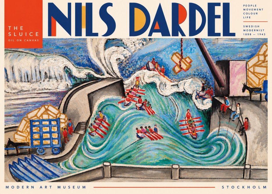 Nils Dardel The Sluice No3 - Plakat