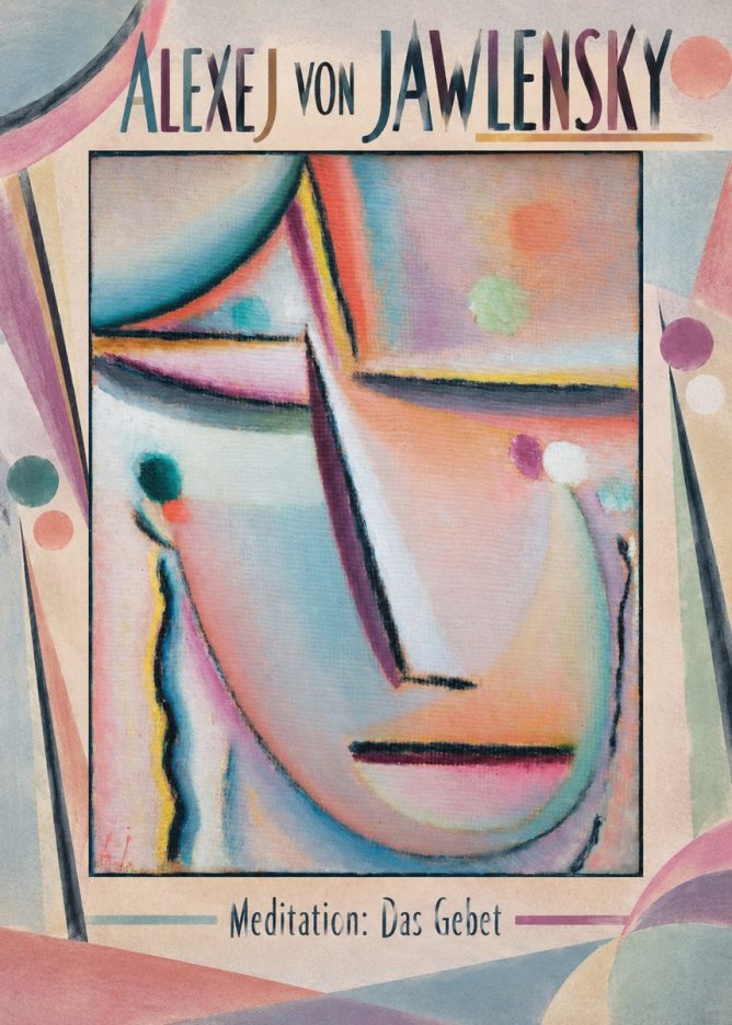 Alexej von Jawlensky Meditation: Das Gebet No5 - Plakat