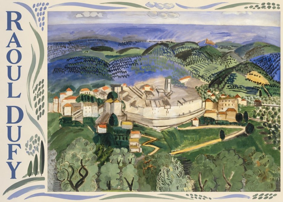 Raoul Dufy Vue De Vence No2 - Plakat