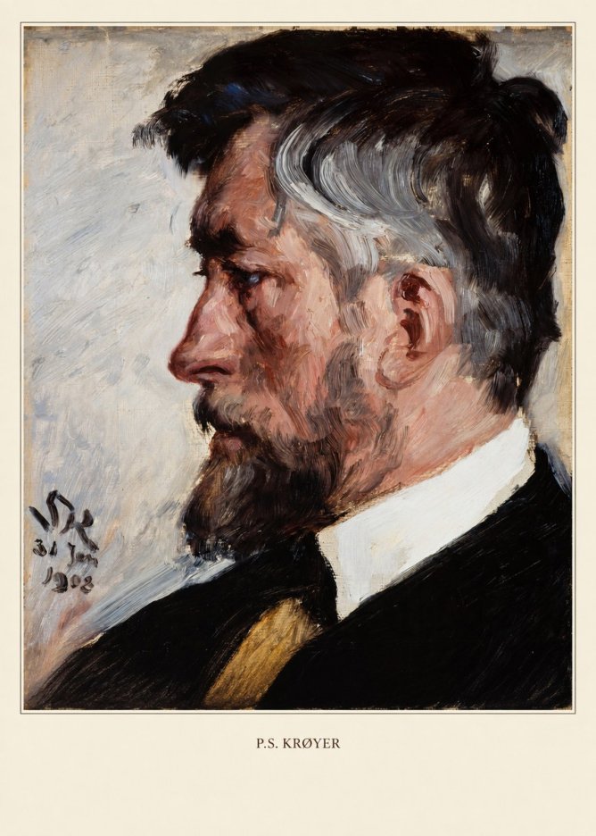 P.S. Krøyer Self-portrait IV No5 - Plakat