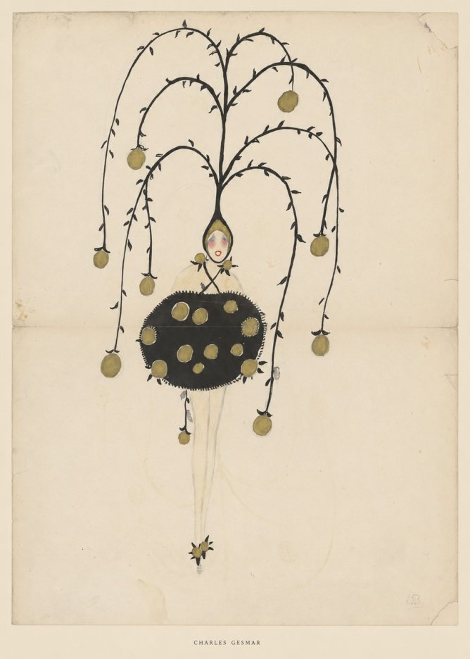 Charles Gesmar Figure with Hanging Orbs No5 - Plakat
