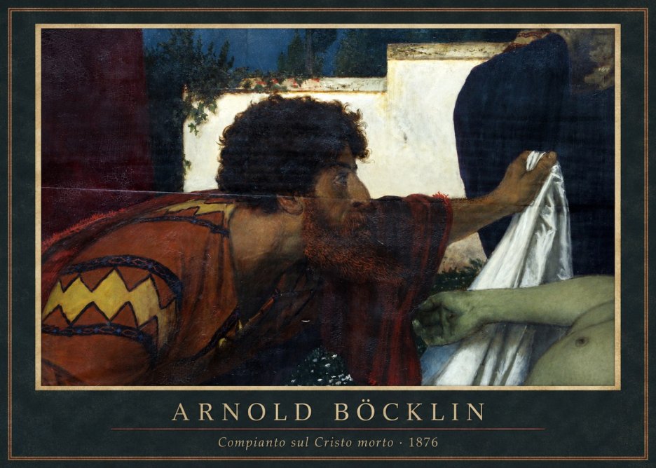 Arnold Böcklin Compianto Sul Cristo Morto No1 - Plakat