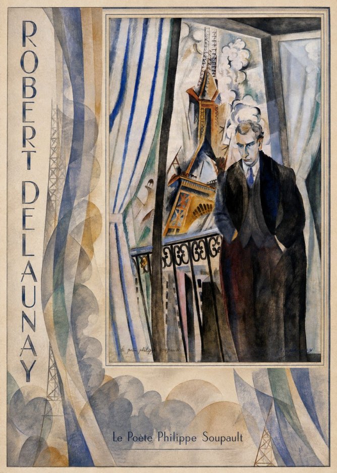 Robert Delaunay Le Poète Philippe Soupault No6 - Plakat