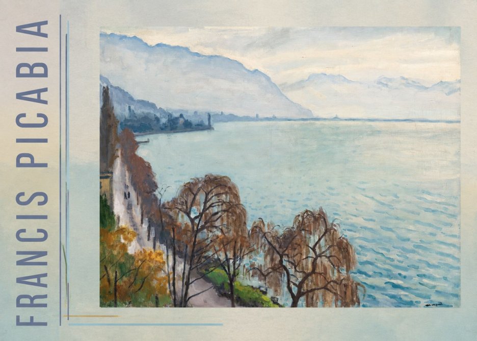 Francis Picabia Lac Léman No2 - Plakat