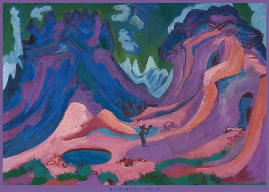 Raphael Kirchner Mountain Landscape II No5 - Plakat