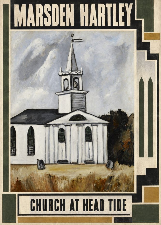 Marsden Hartley Church at Head Tide No2 - Plakat