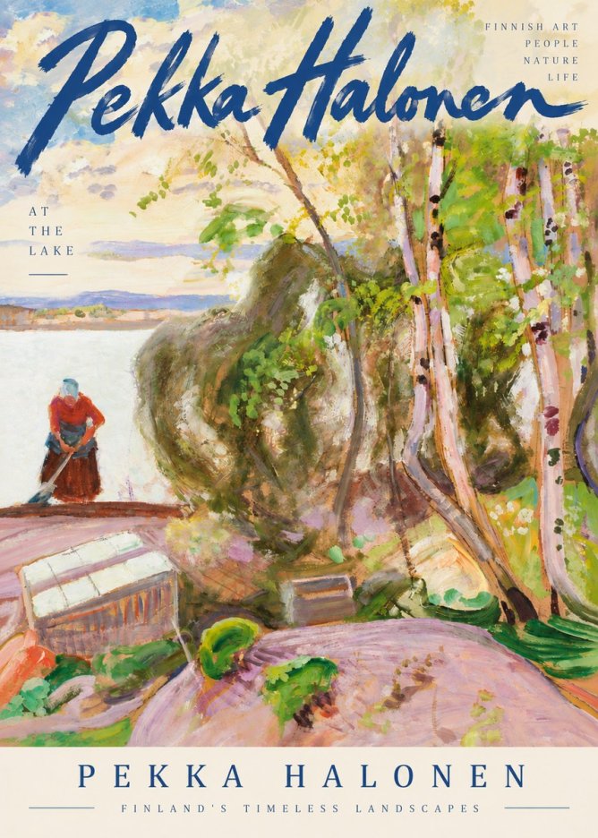 Pekka Halonen At the Lake No4 - Plakat
