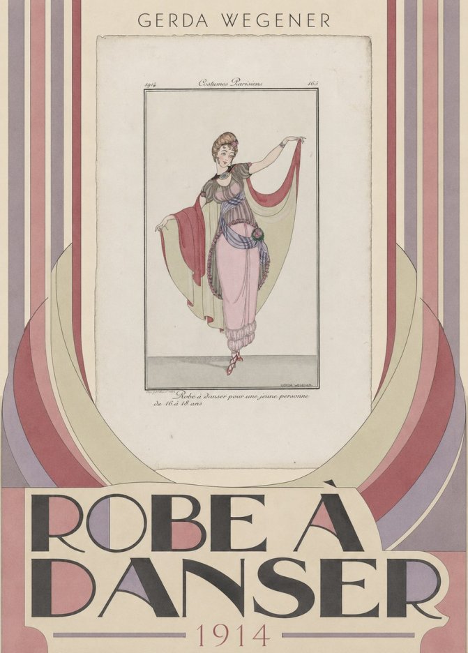 Gerda Wegener Robe À Danser No5 - Plakat