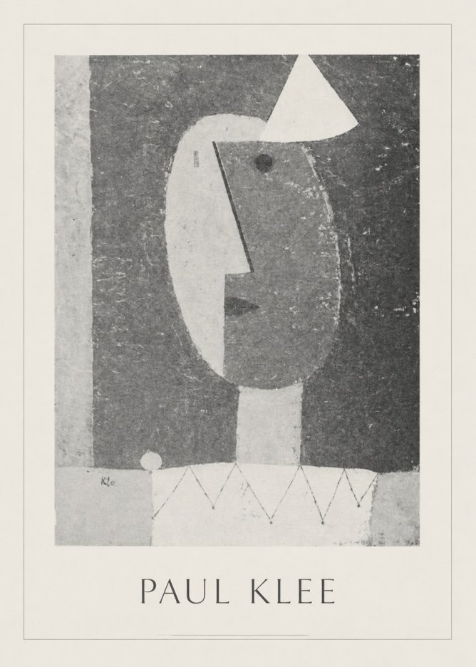 Paul Klee The Clown No5 - Plakat