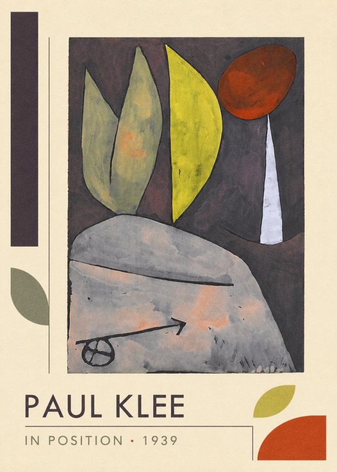 Paul Klee In Position No1 - Plakat